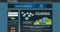 Desktop Screenshot of followmybuzz.com